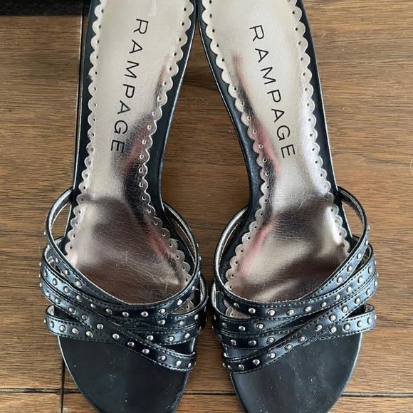rampage sandals, size 6.5, black - Picture 5 of 7